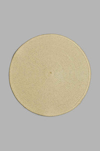 Redtag-Beige-Round-Placemat-Colour:Beige,-Filter:Home-Dining,-HMW-DIN-Placemats,-New-In,-New-In-HMW-DIN,-Non-Sale,-Section:Homewares,-W21B-Home-Dining-0