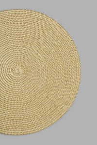 Redtag-Beige-Round-Placemat-Colour:Beige,-Filter:Home-Dining,-HMW-DIN-Placemats,-New-In,-New-In-HMW-DIN,-Non-Sale,-Section:Homewares,-W21B-Home-Dining-0