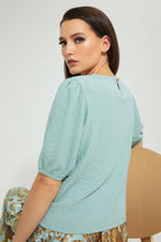 تنزيل الصورة على معرض الصور، Redtag-Mint-Textured-Blouse-Tops-Women&#39;s-0
