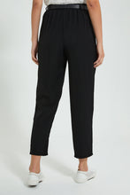 Load image into Gallery viewer, Redtag-Black-Pant-With-Belt-Bag-Celebrity-Trousers,-Colour:Black,-Filter:Women&#39;s-Clothing,-New-In,-New-In-LDC,-Non-Sale,-S22B,-Section:Women-Women&#39;s-
