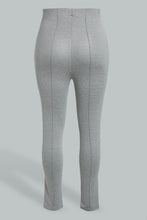 تنزيل الصورة على معرض الصور، Redtag-Grey-Pintuck-Legging-Leggings-Women&#39;s-
