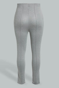 Redtag-Grey-Pintuck-Legging-Leggings-Women's-