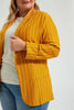 Redtag-Striped-Jacket-Colour:Mustard,-Deals:20%OFF,-Filter:Plus-Size,-LDP-Jackets,-New-In,-New-In-LDP,-Non-Sale,-Section:Women,-W21B-Women's-