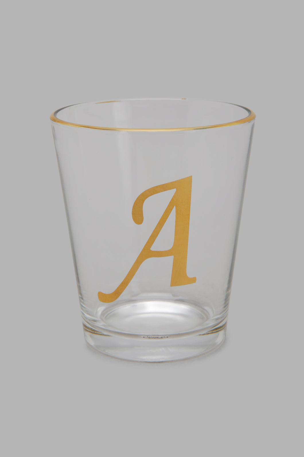 Redtag-Clear-Alphabet-Glass-A-Glasses-Home-Dining-