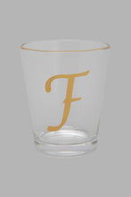 Load image into Gallery viewer, Redtag-Clear-Alphabet-Glass-F-Glasses-Home-Dining-
