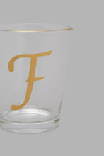 Load image into Gallery viewer, Redtag-Clear-Alphabet-Glass-F-Glasses-Home-Dining-
