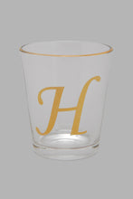 Load image into Gallery viewer, Redtag-Clear-Alphabet-Glass-H-Glasses-Home-Dining-
