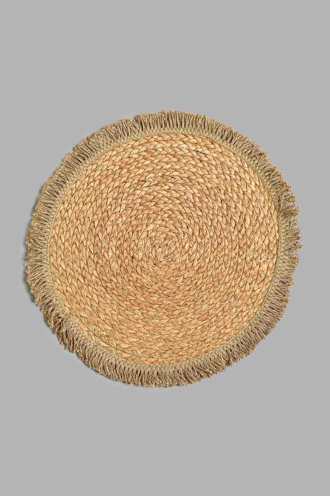 Redtag-Brown-Round-Placemat-Placemats-Home-Dining-