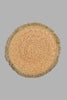 Redtag-Brown-Round-Placemat-Placemats-Home-Dining-