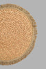Redtag-Brown-Round-Placemat-Placemats-Home-Dining-
