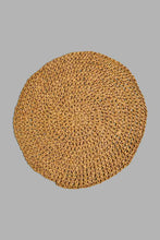 تنزيل الصورة على معرض الصور، Redtag-Brown-Round-Placemat-Placemats-Home-Dining-
