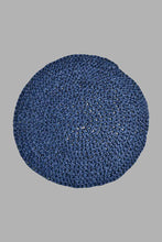 Load image into Gallery viewer, Redtag-Blue-Round-Placemat-Placemats-Home-Dining-
