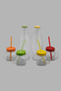 Redtag-Clear-Mason-Jar-With-Metal-Stand-&-Straw-(7-Piece)-Glass-Sets-Home-Dining-