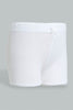 Redtag-White-2Pc-Pack-Solid-Interlock-Boxer-Short-365,-Colour:White,-Filter:Girls-(2-to-8-Yrs),-Girls-Briefs,-New-In,-New-In-GIR,-Non-Sale,-Section:Kidswear-Girls-2 to 8 Years