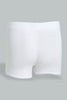 Redtag-White-2Pc-Pack-Solid-Interlock-Boxer-Short-365,-Colour:White,-Filter:Girls-(2-to-8-Yrs),-Girls-Briefs,-New-In,-New-In-GIR,-Non-Sale,-Section:Kidswear-Girls-2 to 8 Years