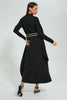 Redtag-Black-Long-Dress-With-Contrast-Piping-Celebrity-Dresses,-Colour:Black,-Filter:Women's-Clothing,-New-In,-New-In-LDC,-Non-Sale,-S22A,-Section:Women-Women's-