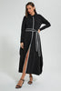 Redtag-Black-Long-Dress-With-Contrast-Piping-Celebrity-Dresses,-Colour:Black,-Filter:Women's-Clothing,-New-In,-New-In-LDC,-Non-Sale,-S22A,-Section:Women-Women's-