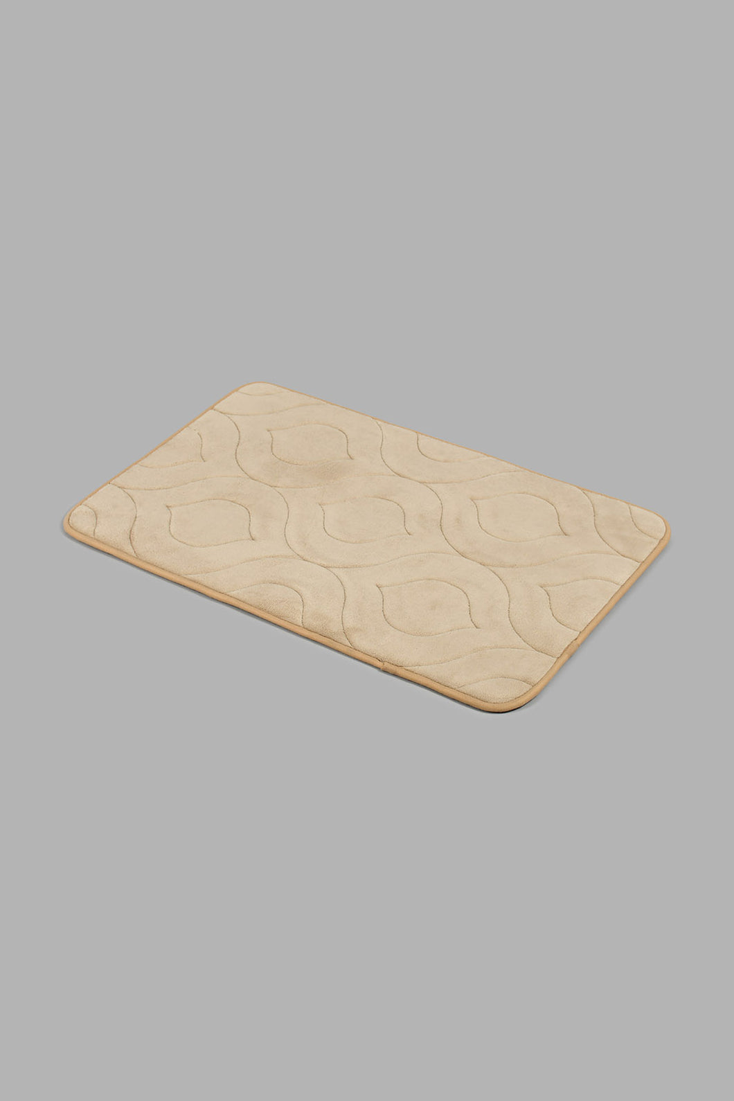 Redtag-Taupe-Memory-Foam-Bathmat-Bathmats-Home-Bathroom-