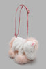 Redtag-White-Character-Faux-Fur-Cross-Body-Colour:White,-Deals:20%OFF,-Filter:Girls-Accessories,-GIR-Handbags,-New-In,-New-In-GIR-ACC,-Non-Sale,-W21B-Girls-INFANT