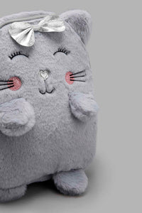 Redtag-Grey-Character-Faux-Fur-Backpack-Backpacks-Girls-