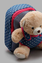 Load image into Gallery viewer, Redtag-Blue-Character-Faux-Fur-Backpack-Backpacks-Girls-
