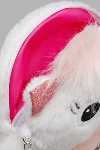 Redtag-Multicolor--Character-Faux-Fur-Crossbody-Bag-Backpacks-Girls-