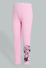 Redtag-Pink-Minnie-Legging-Character,-Colour:Pink,-Filter:Girls-(2-to-8-Yrs),-Girls-Leggings,-New-In,-New-In-GIR,-Non-Sale,-Section:Kidswear,-TBL,-W21B-Girls-2 to 8 Years