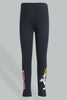 Redtag-Black-Tom-And-Jerry-Legging-Leggings-Girls-2 to 8 Years