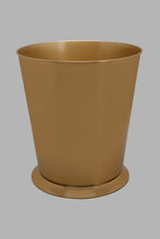 Load image into Gallery viewer, Redtag-Gold-Waste-Bin-Tissue-Box-Holder-Home-Bathroom-
