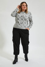 تنزيل الصورة على معرض الصور، Redtag-Allover-Print-Top-Colour:Grey,-Deals:20%OFF,-Filter:Plus-Size,-LDP-T-Shirts,-New-In,-New-In-LDP,-Non-Sale,-Section:Women,-W21B-Women&#39;s-
