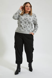 Redtag-Allover-Print-Top-Colour:Grey,-Deals:20%OFF,-Filter:Plus-Size,-LDP-T-Shirts,-New-In,-New-In-LDP,-Non-Sale,-Section:Women,-W21B-Women's-