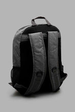 Load image into Gallery viewer, Redtag-Grey-&amp;-Black-Printed-Backpack-Messenger-Bags-Men&#39;s-
