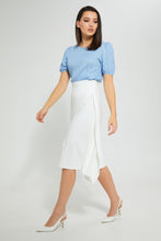 تنزيل الصورة على معرض الصور، Redtag-White-Symmetric-Draped-Skirt-Skirts-Women&#39;s-0
