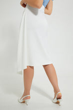 تنزيل الصورة على معرض الصور، Redtag-White-Symmetric-Draped-Skirt-Skirts-Women&#39;s-0
