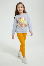 Load image into Gallery viewer, Redtag-Grey-Snoopy-Sweatshirt-Character,-Colour:Grey,-Filter:Girls-(2-to-8-Yrs),-Girls-Sweatshirts,-New-In,-New-In-GIR,-Non-Sale,-Section:Kidswear,-TBL,-W21B-Girls-2 to 8 Years
