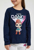 Redtag-Navy-Lol-Dolls-Sequin-Tee-Colour:Navy,-Filter:Girls-(2-to-8-Yrs),-Girls-T-Shirts,-New-In,-New-In-GIR,-Non-Sale,-Section:Kidswear,-TBL,-W21B-Girls-2 to 8 Years