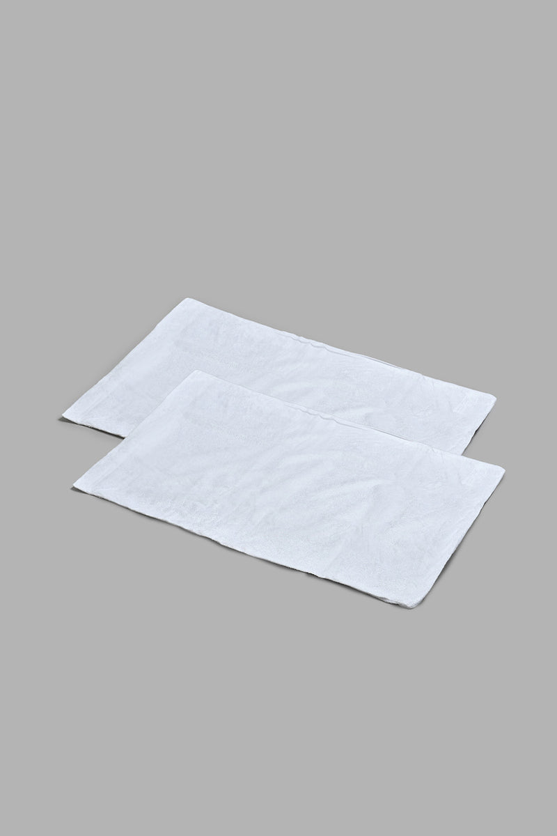 Redtag-White-Bamboo/Terry-Water-Proof-Pillow-Protector-Pillowcases-Home-Bedroom-