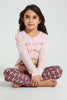 Redtag-Pink-Nana-Doll-Nightsuit-Pyjama-Sets-Girls-2 to 8 Years