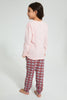 Redtag-Pink-Nana-Doll-Nightsuit-Pyjama-Sets-Girls-2 to 8 Years