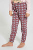 Redtag-Pink-Nana-Doll-Nightsuit-Pyjama-Sets-Girls-2 to 8 Years