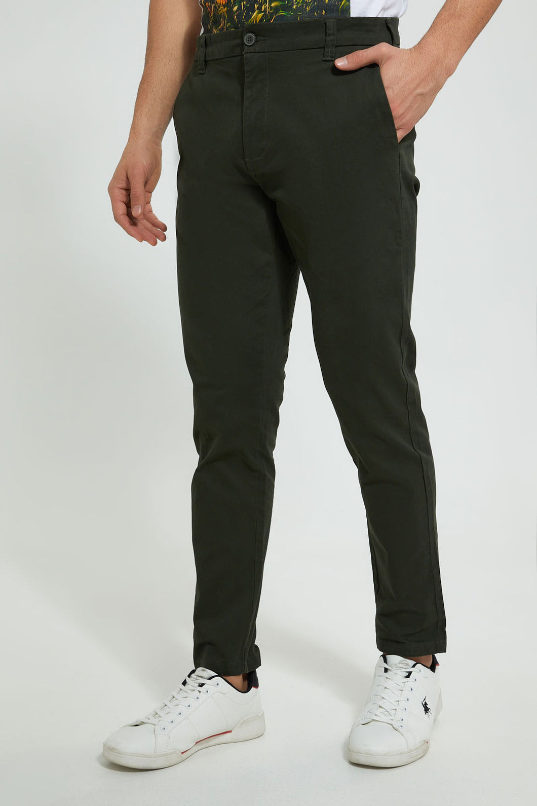 Redtag-Olive-Chino-Pant-Chinos-Men's-