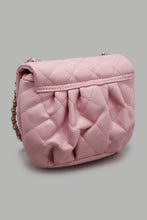 Load image into Gallery viewer, Redtag-Pink-Quilted-Cross-Body-Bag-Backpacks-Girls-
