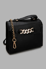 Load image into Gallery viewer, Redtag-Black-Embellished-Day-Bag-Backpacks-Girls-
