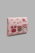 Load image into Gallery viewer, Redtag-Pink-Owl-Printed-Purse-Colour:Pale-Pink,-Filter:Girls-Accessories,-GIR-Purses,-New-In,-New-In-GIR-ACC,-Non-Sale,-W21A-Girls-
