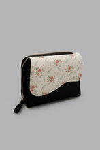 Load image into Gallery viewer, Redtag-Black-Floral-Printed-Purse-Colour:Black,-Filter:Girls-Accessories,-GIR-Purses,-New-In,-New-In-GIR-ACC,-Non-Sale,-W21A-Girls-
