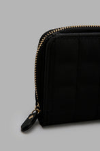 Load image into Gallery viewer, Redtag-Black-Quilted-Purse-Colour:Black,-Filter:Girls-Accessories,-GIR-Purses,-New-In,-New-In-GIR-ACC,-Non-Sale,-W21A-Girls-
