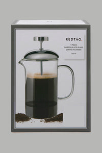 Redtag-Clear-Glass-Coffee-Plunger-Tea-Pot-Home-Dining-