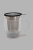 Redtag-Clear-Glass-Mug-With-Stainless-Steel-Infuser-Mugs-Home-Dining-