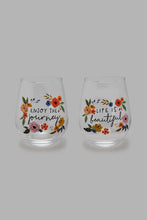 تنزيل الصورة على معرض الصور، Redtag-Multicolor-Tumbler-(2-Piece)-Glasses-Home-Dining-

