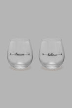 تنزيل الصورة على معرض الصور، Redtag-Gold-Animal-Printed-Tumbler-Set-(2-Piece)-Glasses-Home-Dining-
